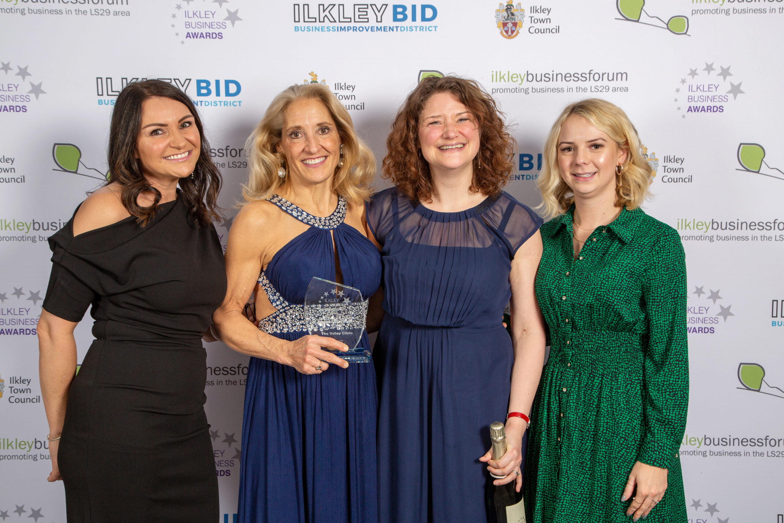 Winners The Valley Clinic with sponsors Home Instead Ilkley