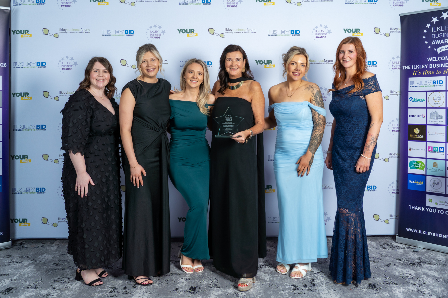 Clare Wareham Hair Specialist Hair and Beauty business of the year 2026 with spo