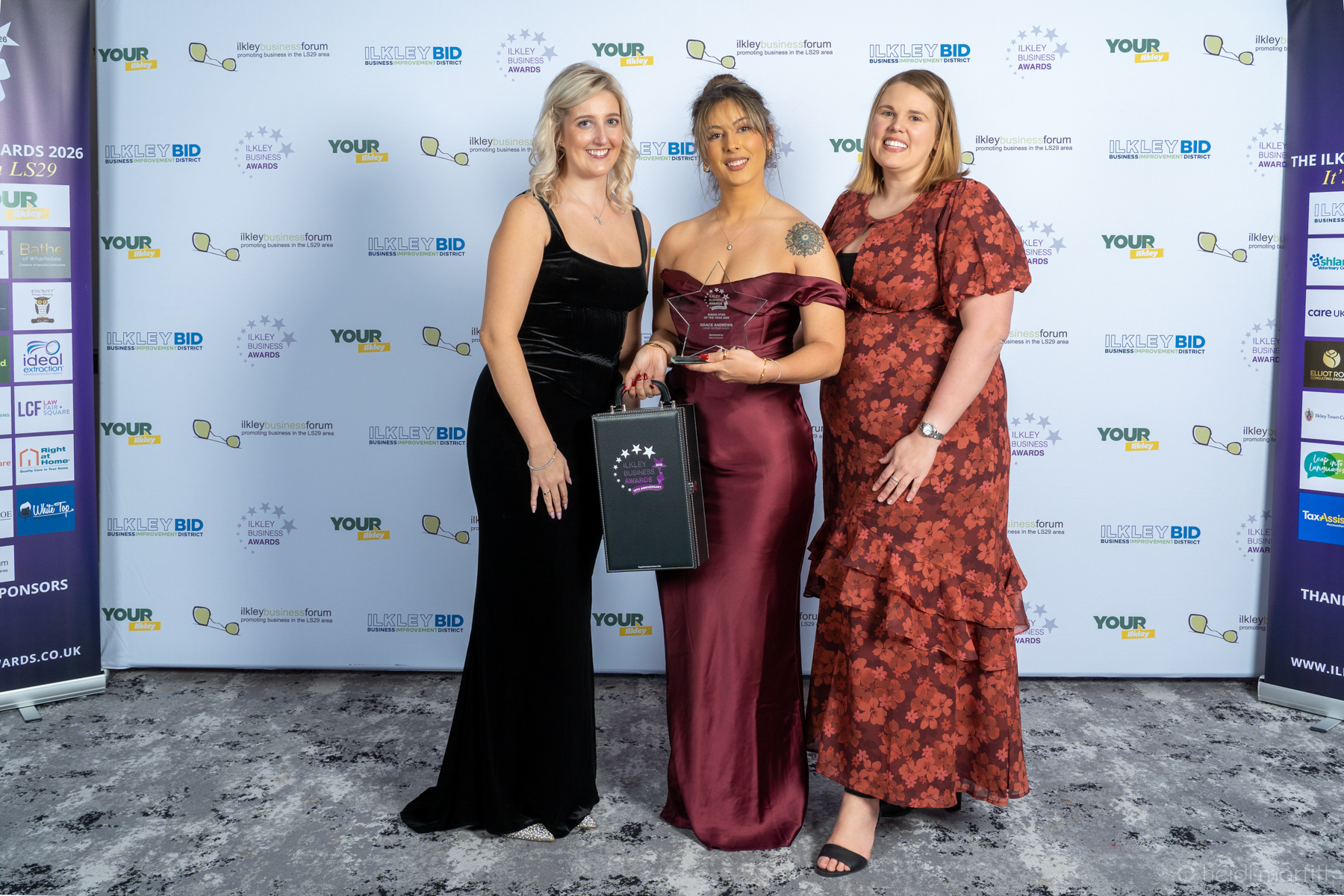 Grace Andrews – Home Instead Ilkley Rising Star of the year 2026 with sponsor