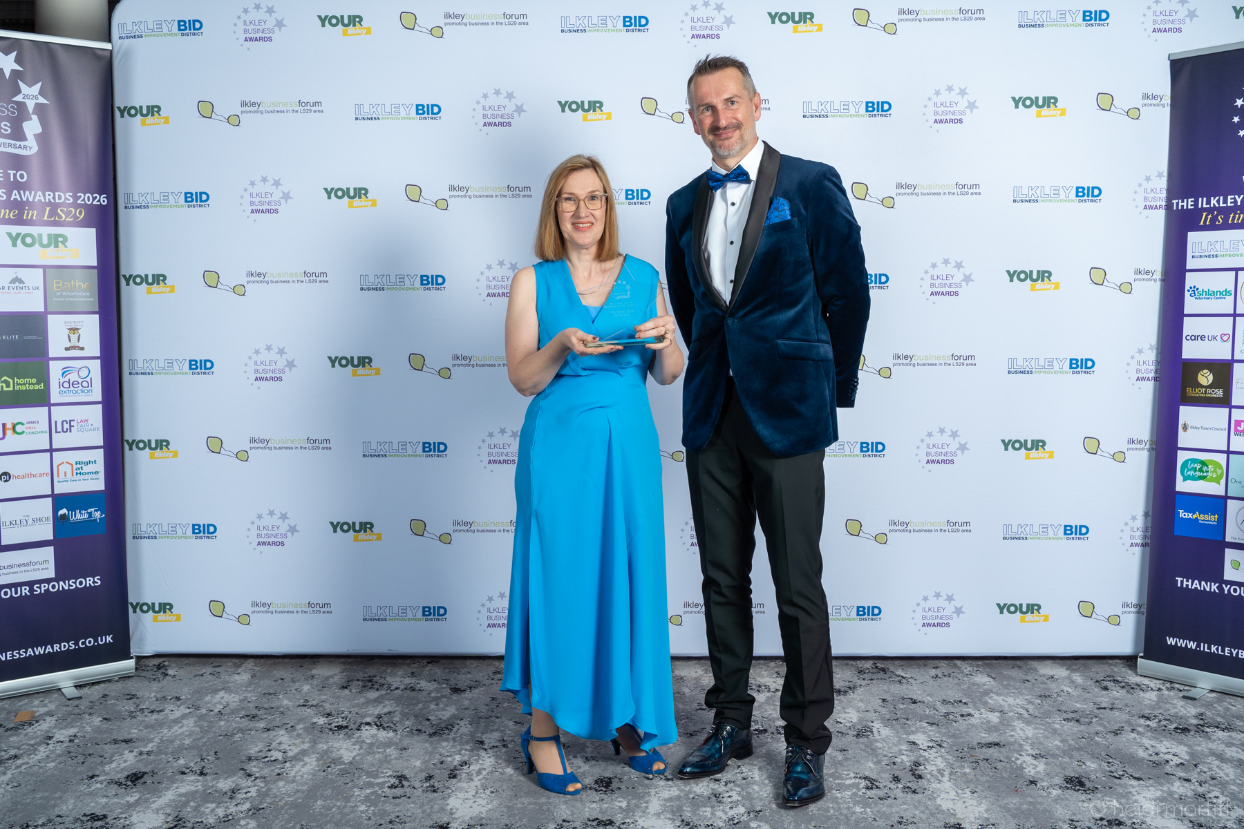 The Painbox Ilkley Sidehustle Business of the Year 2026 with sponsor